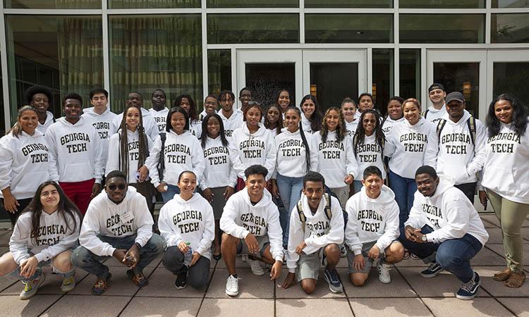 Group photo of CEED undergrad initiative